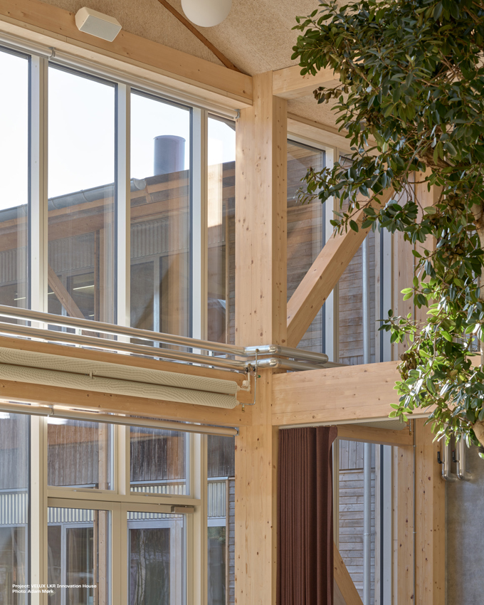 Innenfassade des LKR Innovation House