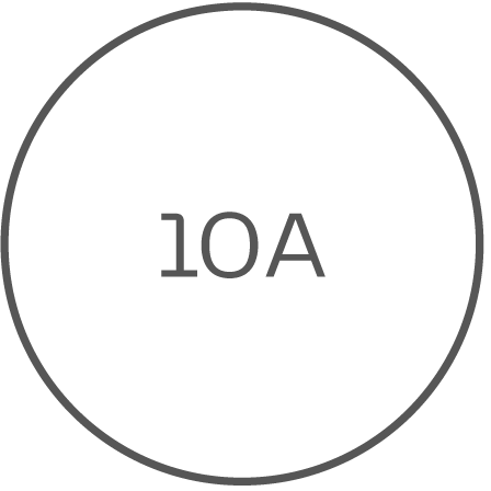 
Ausgangsstrom von 10A