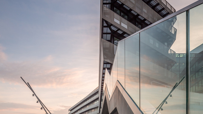 Außenbereich der Hafencity Universität