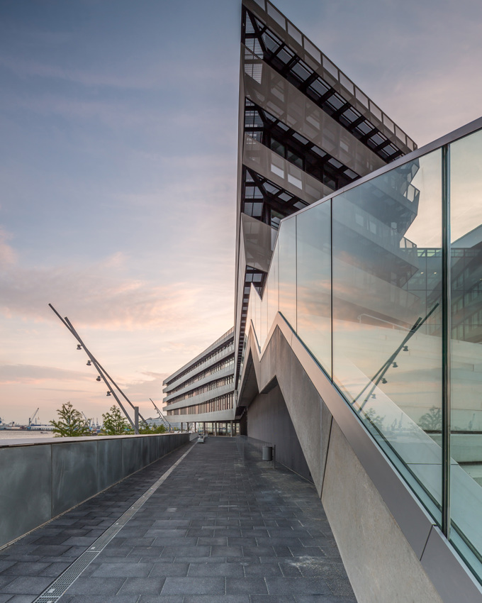 Außenbereich der Hafencity Universität
